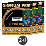 Cordajes De Tenis Signum Pro 3x Firestorm 12,2m gold metallic